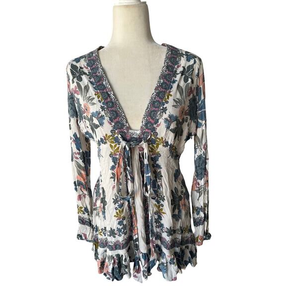 Free People Violet Hill Printed Tunic - Picture 2 of 4